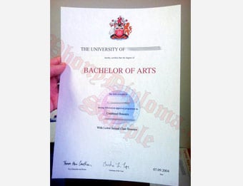 University of Westminster - Fake Diploma Sample from United Kingdom